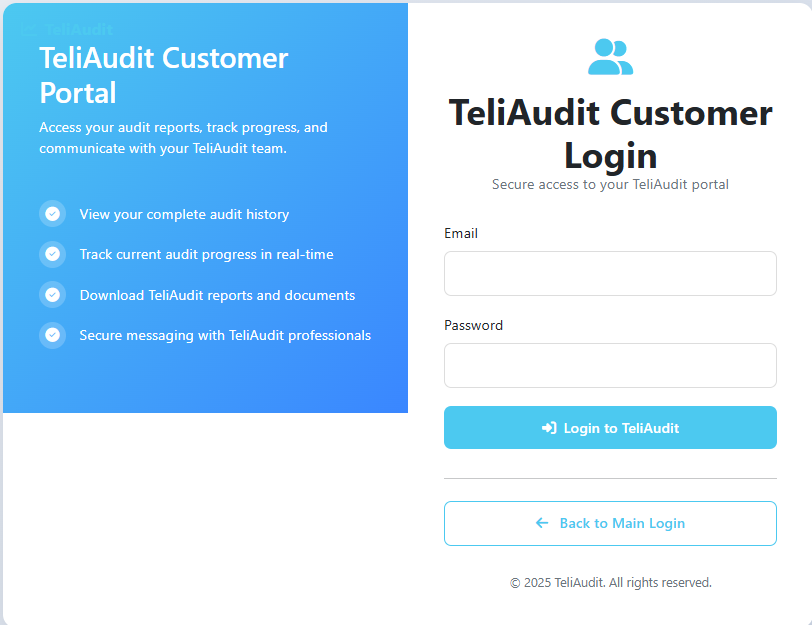 Customer Login